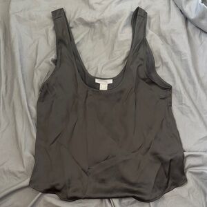 H&M Charcoal Gray Camisole Top